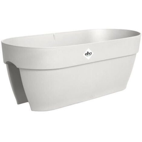 Pot de fleurs - ELHO - Vibia Campana Flower Bridge 60 - Blanc - L 26 x B 59 x H 22 cm - Balcon/Extérieur - 100% recyclé