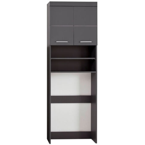 Trends-international Kelia meuble de salle de bain gris brillant 63 cm (1/5)