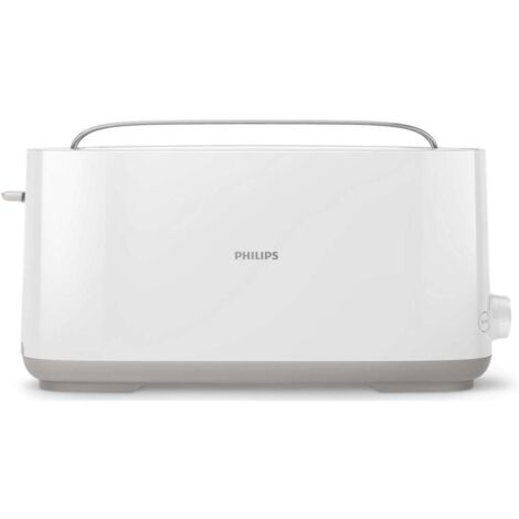 Philips – Grille-pain 1 fente 1030W – Tiroir ramasse-miettes – Support viennoiserie – Thermostat réglable – Fonction réchauffage et décongélation (1/10)