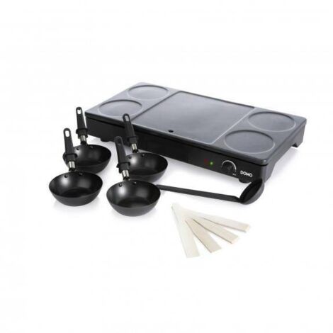 Set Gourmet DOMO - Crepiere/Wok - 4 personnes - 1000W - DO8712W (1/5)