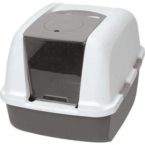 JUMBO Maison de toilette pour chat 46x55x45 cm (1/5)