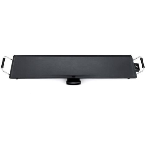 Continental Edison – Plancha électrique XXL 1800W – Surface de cuisson 87 x 21 cm – Thermostat réglable 5 niveaux – Revêtement anti-adhésif - CEGPL872B