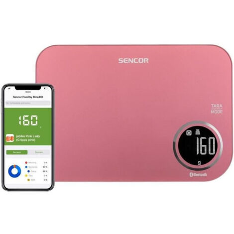 Sencor SKS 7074RD balance de cuisine rose précise 5 kg (1/5)