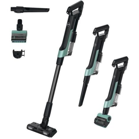 Hoover – Aspirateur balai sans fil 165 W – Autonomie 40 min – Capacité 1 L – Mini turbobrosse pour poils d'animaux – Moteur compact - HF201P (1/5)