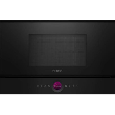 Bosch – Micro-ondes encastrable 21L noir – Technologie Inverter – 900W – 7 programmes automatiques – BFL7221B1 (1/10)