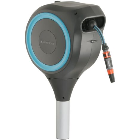 GARDENA Dévidoir automatique sur pic RollUp S 15 m Bleu turquoise (18604-20)