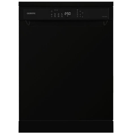 Oceanic – Lave-vaisselle pose libre OCEALV1247B – 12 couverts – 47 dB – 6 programmes – Ouverture automatique – Noir