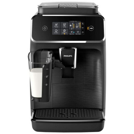 Machine a café Expresso broyeur - PHILIPS - EP2230/10 - Série 2200 - LatteGo - 4 recettes - Broyeur céramique - Noir brillant