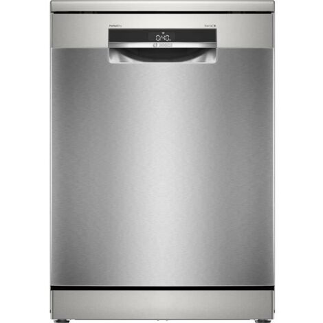 Bosch – Lave-vaisselle pose libre 14 couverts – Inox antitraces – 40 dB – Classe B – 6 programmes – Technologie Zeolith – AquaStop - SMS6ZCI11F