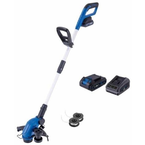 Scheppach – Coupe-bordure sans fil 20V avec batterie 2.0Ah – Moteur Brushless – Largeur de coupe 30 cm – Tête orientable 90° - C-LT300-X (1/2)