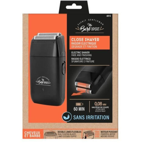 Rasoir électrique THE BARB' XPERT 6015 - Dégradés et finitions doubles - Lames flexibles et moteur puissant - Sans irritation