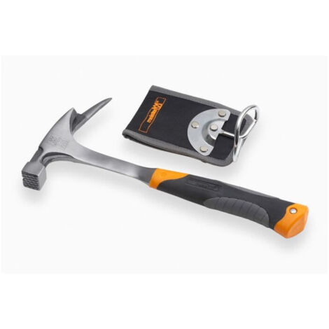 Meister – Marteau de couvreur 600g – Tête en acier pour chantiers humides – Poignée ergonomique pour confort – Résistant aux chocs