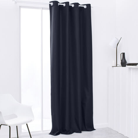 TODAY Rideau Isolant Thermique Essential Uni - 140 x 240 cm - Navy (1/3)
