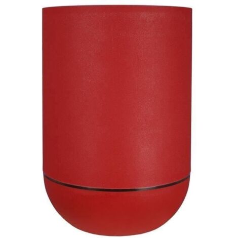 Bac a fleurs - RISS - RIVIERA GRANIT TULIPE - Plastique - Diametre 50 cm - Rouge (1/3)