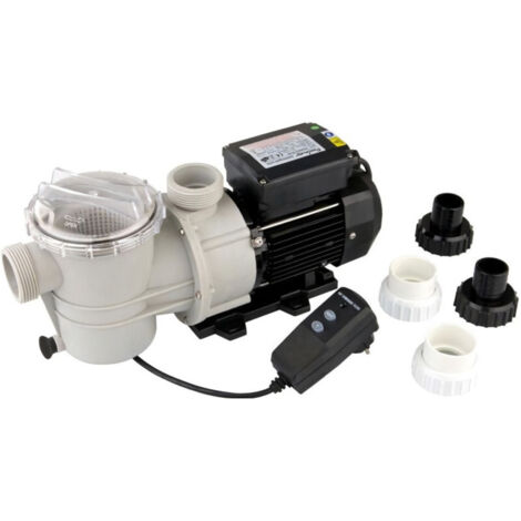 Ubbink – Pompe de filtration pour piscine jusqu'à 25 m³ – Débit max 5400 l/h – Puissance 0,35 CV – Préfiltre intégré – Protection IPX5