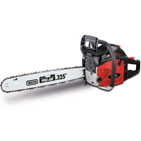 Scheppach Tronçonneuse Thermique CSP5300 - Moteur 2T puissant de 53cm3 - Chaîne et guide Procut 51cm - Lubrification automatique de la chaîne - Frein de chaîne intégré - Anti-vibrations & Légère