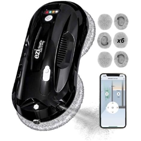 Robot Lave-vitres EZIclean Windobot S4 Plus - EZICLEAN - Mouvement rotatif - Batterie de secours - Humide (1/5)