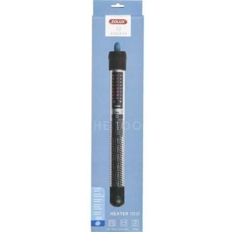 Chauffage - Zolux - Pour aquarium - Température réglable jusqu'a 34°C - 100W (1/4)