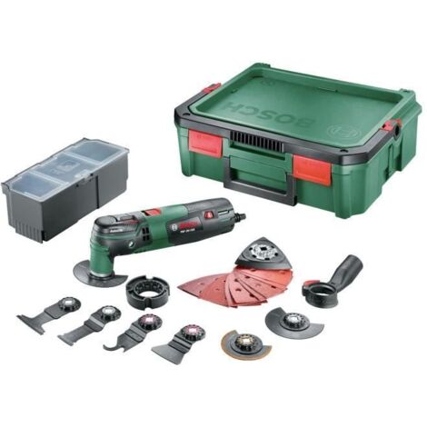 Bosch – Outil multifonction électrique 250W – 20 accessoires pour bois, métal et plastique – Moteur performant pour travaux intensifs