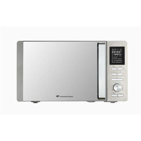 Continental Edison – Micro-ondes à poser 25L 900W – Puissance grill 1000W – Commandes intuitives – CEMO25SG13S3