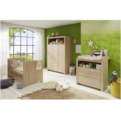 Trend-team Olivia Sonoma ensemble chambre bébé chêne naturel