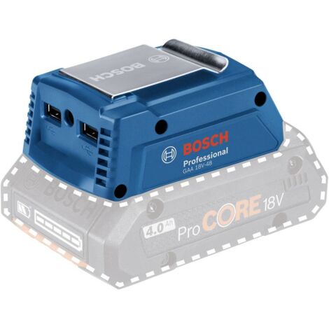 Bosch Professional GAA 18V-48 Station de charge USB 06188000L6 sans batterie, sans chargeur