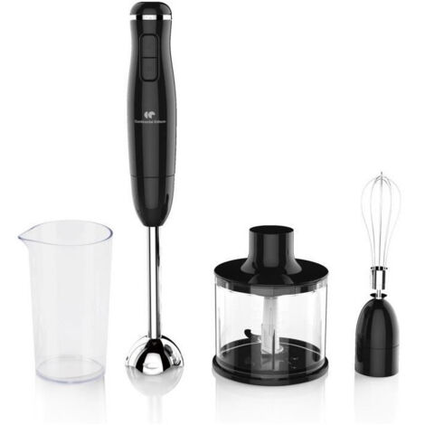Continental Edison – Mixeur plongeant 400W – 2 vitesses – Verre doseur 550ml – Hachage et fouettage faciles pour utilisateurs avertis