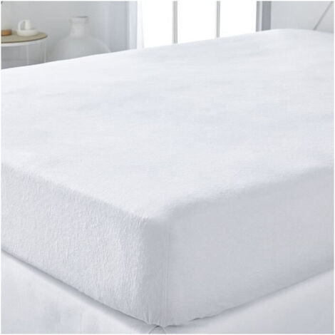 Today Protecteur de Matelas Blanc Aspect Molletonné (1/2)