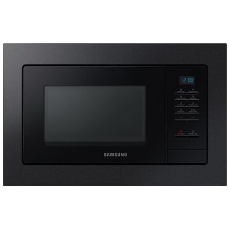Samsung – Micro-ondes encastrable 20L 850W noir – Fonction Quick Defrost – Cavité en céramique émail – MS20A7013AB