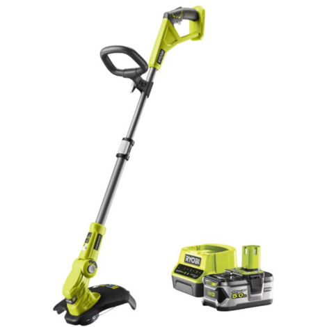RYOBI Coupe bordures - dresse bordures 18V One+ - 1 batterie 5.0 Ah - 1 chargeur rapide RLT183250F