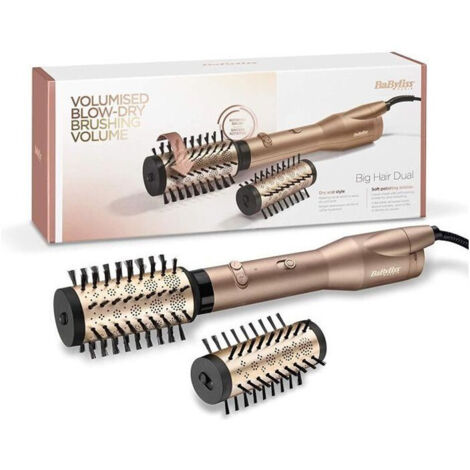 Brosse soufflante rotative 650W – 2 vitesses + fonction ionique – Cordon rotatif 2,5 m – Brosse céramique 50 mm pour volume – Babyliss - AS952E