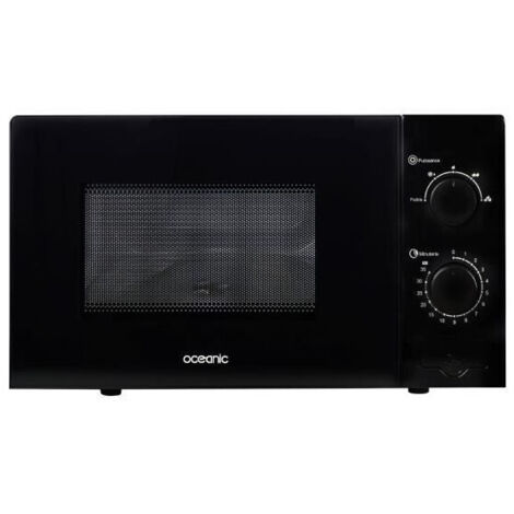 Oceanic – Micro-ondes à poser 20L – Puissance 700W – Dimensions L 45,4 x H 26,1 x P 32,6 cm – Fonction décongélation - MO20B11
