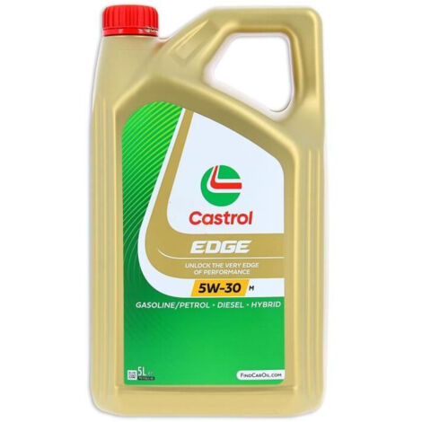 Huile moteur 5W-30 M 5L – Performances ACEA C3 et API SN PLUS – Protection moteur optimale sous pression – Compatible véhicules hybrides – Castrol
