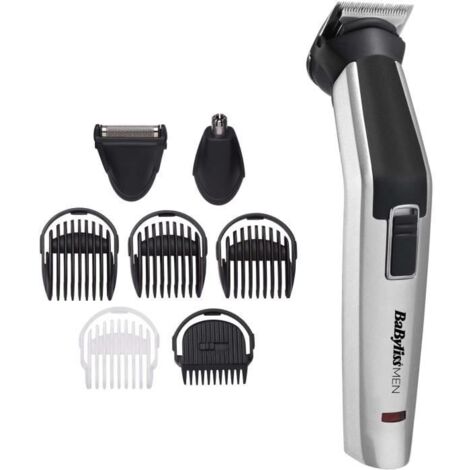 Tondeuse multi-usages 8 en 1 Titanium - BABYLISS - MT726E - Sans fil - Tondeuse lames 34 mm (1/5)