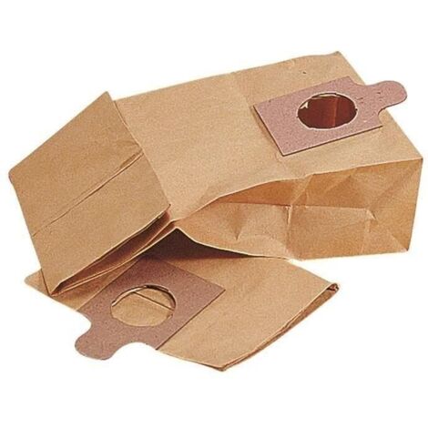 Lot de 5 sacs à poussière 16L – Papier robuste pour aspiration efficace – Compatibles aspirateurs Fartools – Marron (1/2)
