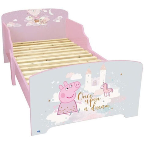 Fun house peppa pig dream lit avec sommier a lattes 140 x 70 cm (1/4)