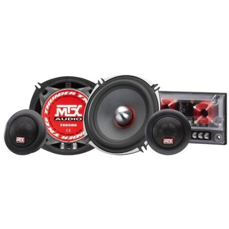 Kit 2 voies - MTX AUDIO - 13cm - 40 - 80Wrms - Châssis aluminium - Bobine TIL Ø30mm - Tweeter néodyme Ø28 mm