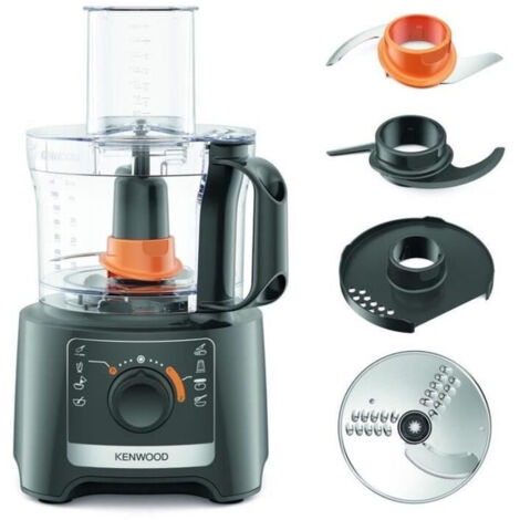 Kenwood – Robot multifonction compact 2,1L – Puissance 800W – 12 fonctions – Accessoires compatibles lave-vaisselle – Idéal pour petites cuisines - FDP31020GY (1/5)
