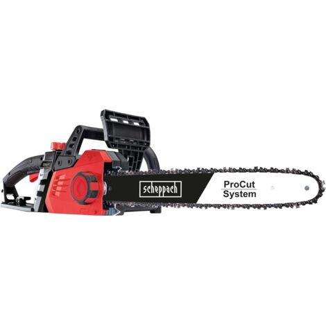 Scheppach Tronçonneuse Electrique CSE2600 - 2400W - Chaîne et Guide Procut 45,5cm - Lubrification automatique de la chaîne - Frein de chaîne intégré - Etui du guide inclus - Légère et Compacte