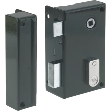 Yale YAV36D - Serrure en applique verticale à fouillot, 2 Clés, Version Droite - pour Porte Intérieure