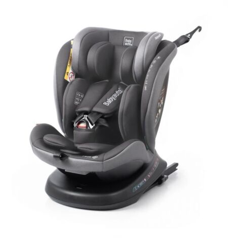 Siege auto - BABYAUTO - RODIA - Groupe 0/1/2/3 - 40 / 150 cm - I-Size Plus - Isofix - Pivotant - Inclinable - Réducteur - Gris (1/5)