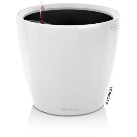 Jardiniere - Classico premium LS 21 - Kit complet - Blanc brillant - 3 L - LECHUZA