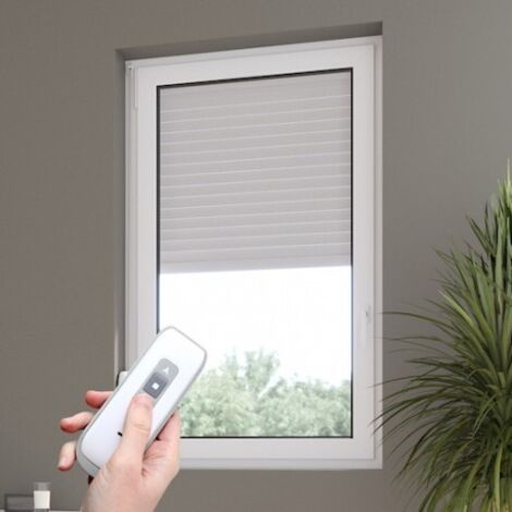 Volet roulant électrique en aluminium 140x120 cm – Isolation thermique et acoustique – Motorisation radio sans fil – Télécommande incluse – France Combi