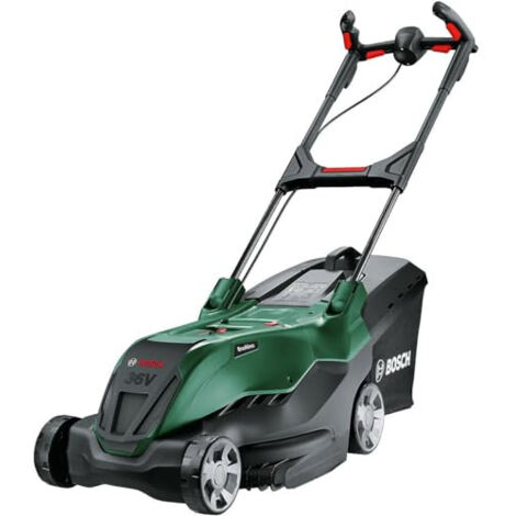 Bosch – Tondeuse à batterie 36V avec 2 batteries 4,0Ah – Largeur de coupe 40 cm – Moteur sans balais – Bac de ramassage 50L - 06008B9F02 (1/8)