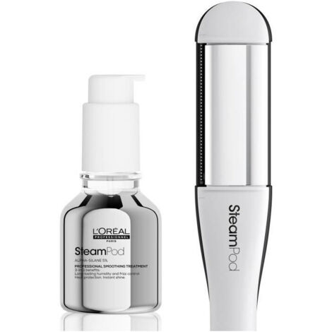 SteamPod 4 - Lisseur boucleur vapeur professionnel - L'OREAL PROFESSIONNEL - 3 Températures - Outil + Soin Lissant Concentré (1/5)