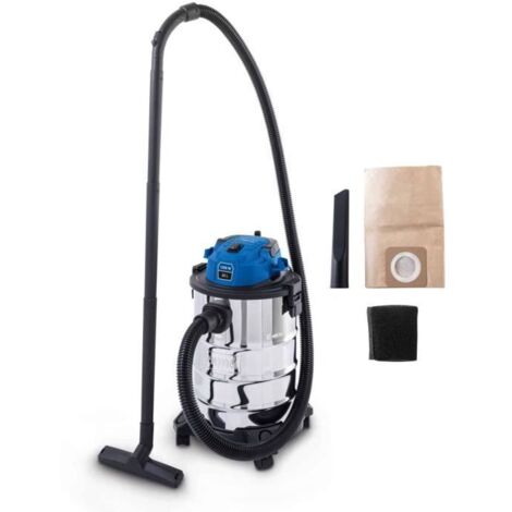 Aspirateur eau et poussière VC25 - 1200 W - Réservoir inox 25 L - SCHEPPACH