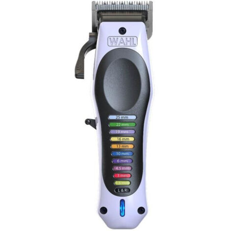 Tondeuse cheveux sans fil – Autonomie 120 min – Alimentation lithium 240V – Peignes de 1.5 à 25 mm – Accessoires inclus – Wahl