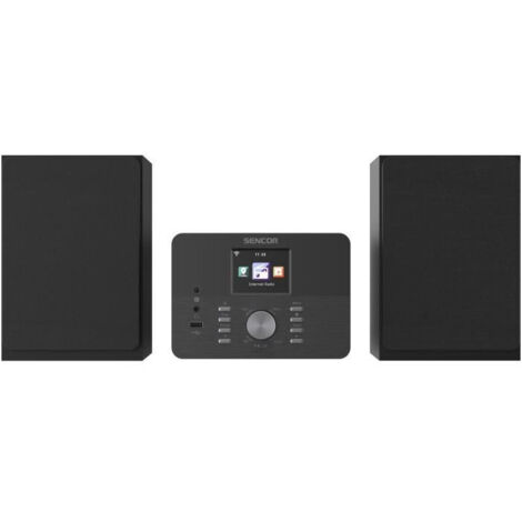 Micro-chaîne audio - SENCOR - SMC 5100WDB - 50 W - CD/MP3, radio internet/DAB+, Wi-Fi - Noir (1/5)