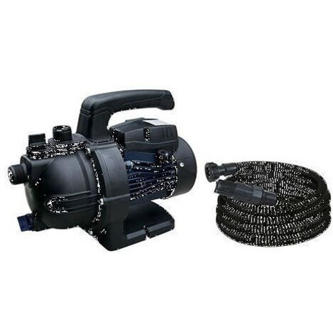 Kit pompe d'arrosage + kit d'aspiration - SPIDO - 5 m - 800 W - débit de 3,6 m³/h - Pression de 3,7 bars