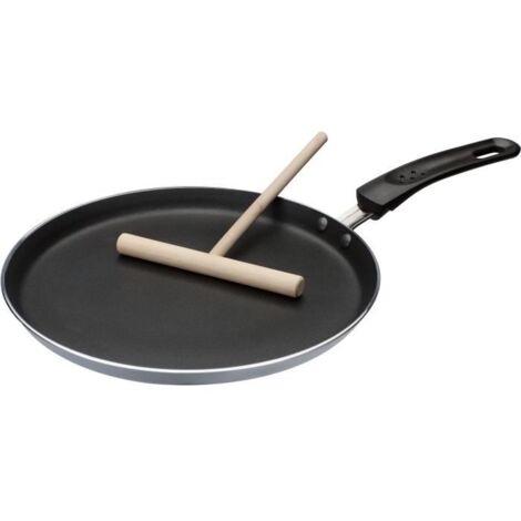 Crêpière avec étaleur - GSW - 456715 - Aluminium - gris - 26 cm - Tous feux dont induction (1/5)